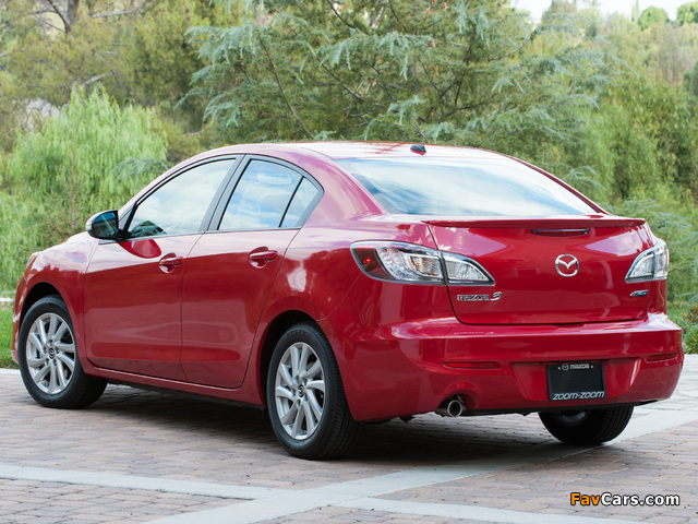 Pictures of Mazda3 Sedan US-spec (BL2) 2011–13 (640 x 480)