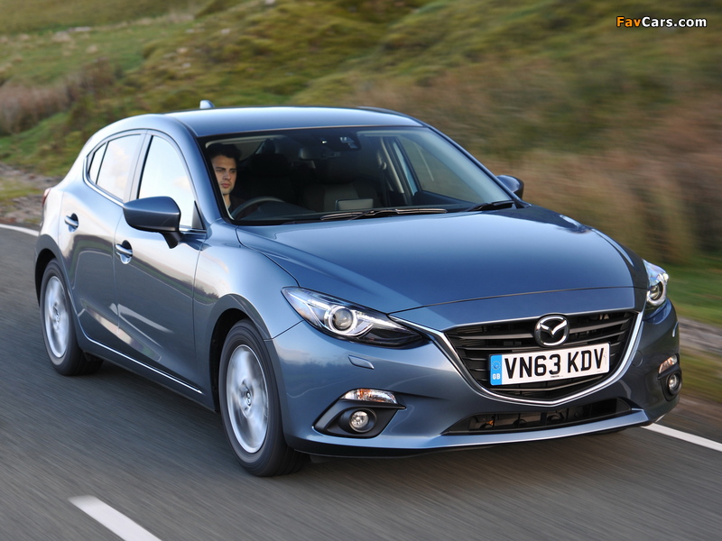 Pictures of Mazda3 Hatchback UK-spec (BM) 2013 (800 x 600)