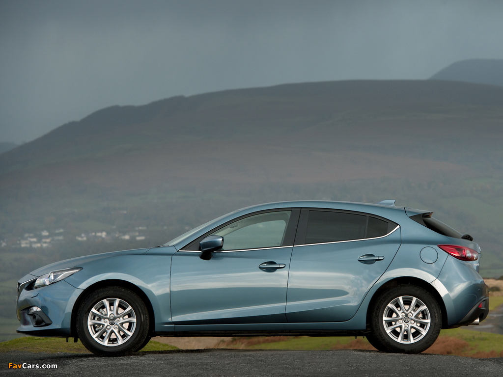 Pictures of Mazda3 Hatchback UK-spec (BM) 2013 (1024 x 768)
