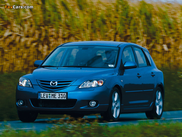 Mazda3 Sport Hatchback (BK) 2003–06 wallpapers (640 x 480)