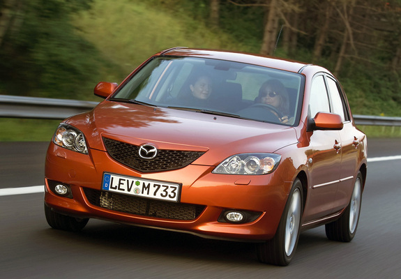 Mazda 3 Hatchback 2003–06 wallpapers