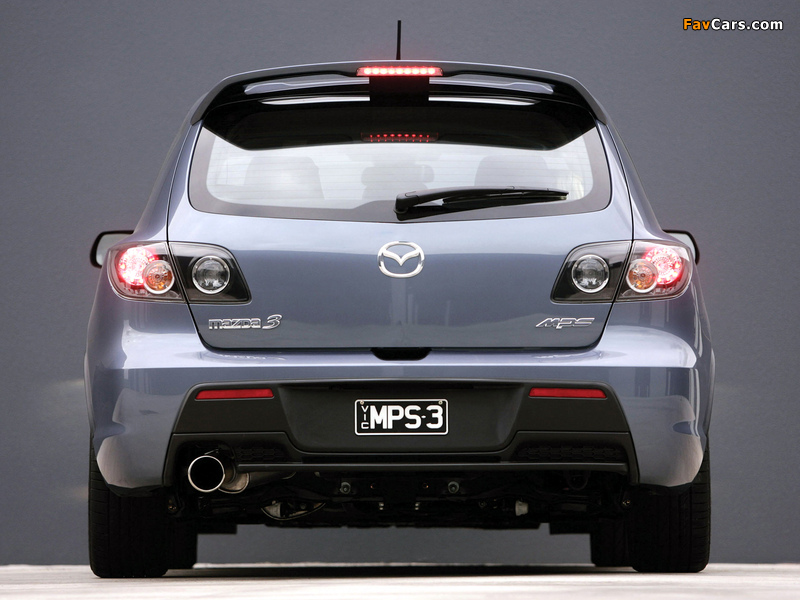 Mazda 3 MPS AU-spec 2006–09 wallpapers (800 x 600)
