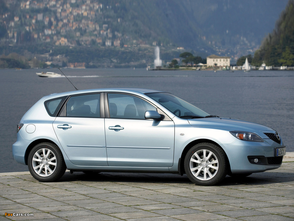 Mazda 3 Hatchback 2006–09 wallpapers (1024 x 768)