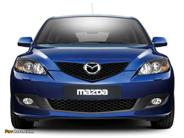 Mazda 3 Hatchback 2006–09 wallpapers (640 x 480)