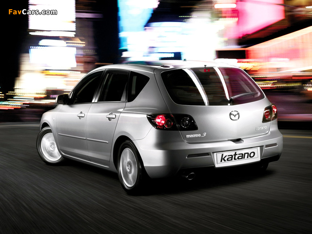 Mazda3 Katano (BK2) 2007 wallpapers (640 x 480)