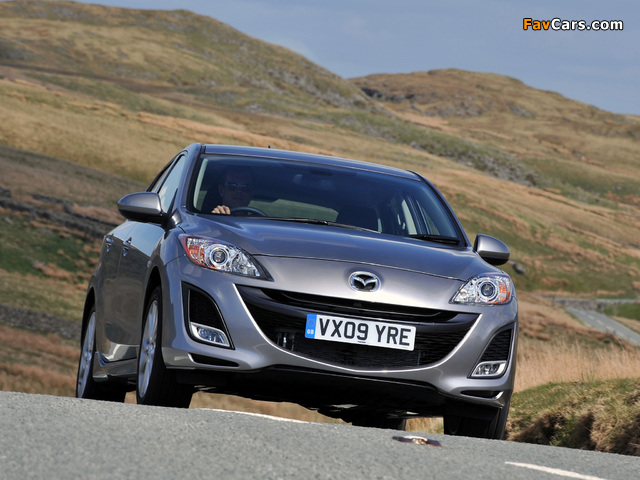 Mazda3 Sport Hatchback UK-spec (BL) 2009–11 wallpapers (640 x 480)