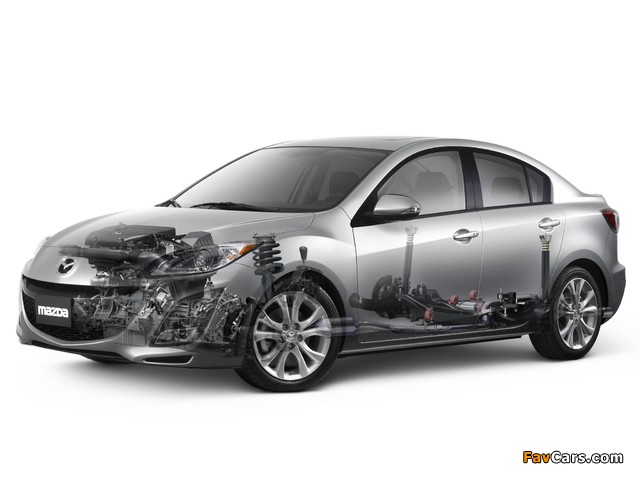 Mazda3 Sedan US-spec (BL) 2009–11 wallpapers (640 x 480)