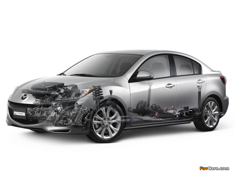 Mazda3 Sedan US-spec (BL) 2009–11 wallpapers (800 x 600)