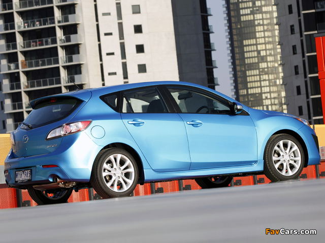 Mazda3 SP25 Hatchback (BL) 2009–11 wallpapers (640 x 480)