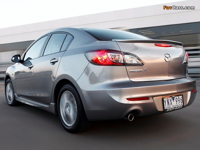Mazda3 Sedan AU-spec (BL2) 2011–13 wallpapers (640 x 480)