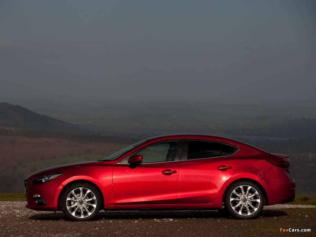 Mazda3 Sedan UK-spec (BM) 2013 wallpapers (1024 x 768)