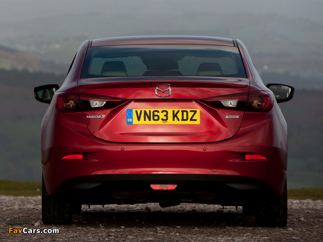 Mazda3 Sedan UK-spec (BM) 2013 wallpapers (640 x 480)