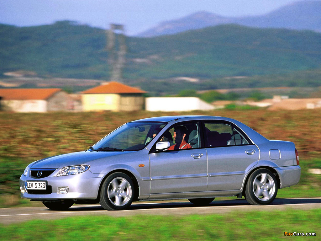 Images of Mazda 323 Sedan (BJ) 2000–03 (1024 x 768)