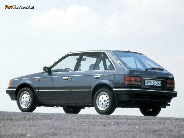 Mazda 323 5-door (BF) 1985–89 pictures (640 x 480)