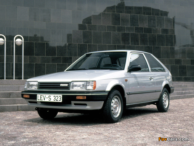 Mazda 323 3-door (BF) 1985–89 wallpapers (640 x 480)
