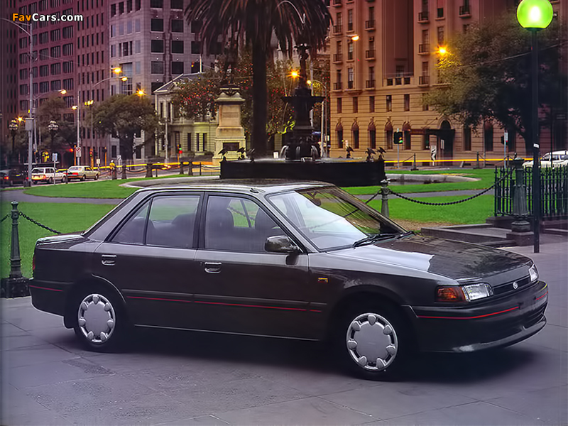 Mazda 323 Sedan AU-spec (BG) 1989–94 images (800 x 600)
