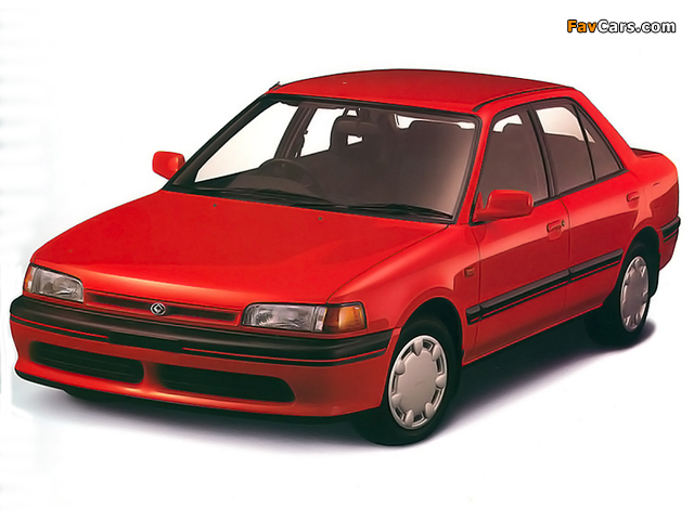 Mazda 323 Sedan AU-spec (BG) 1989–94 photos (640 x 480)