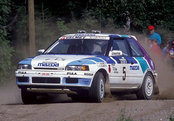Mazda 323 4WD Rally Car (BG) 1990–94 wallpapers