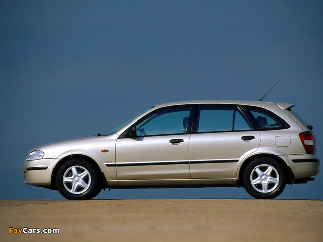 Mazda 323 F (BJ) 1998–2000 photos (640 x 480)