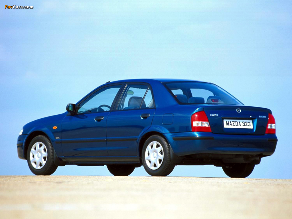 Mazda 323 Sedan (BJ) 1998–2000 photos (1024 x 768)