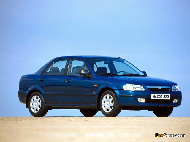 Mazda 323 Sedan (BJ) 1998–2000 pictures (640 x 480)