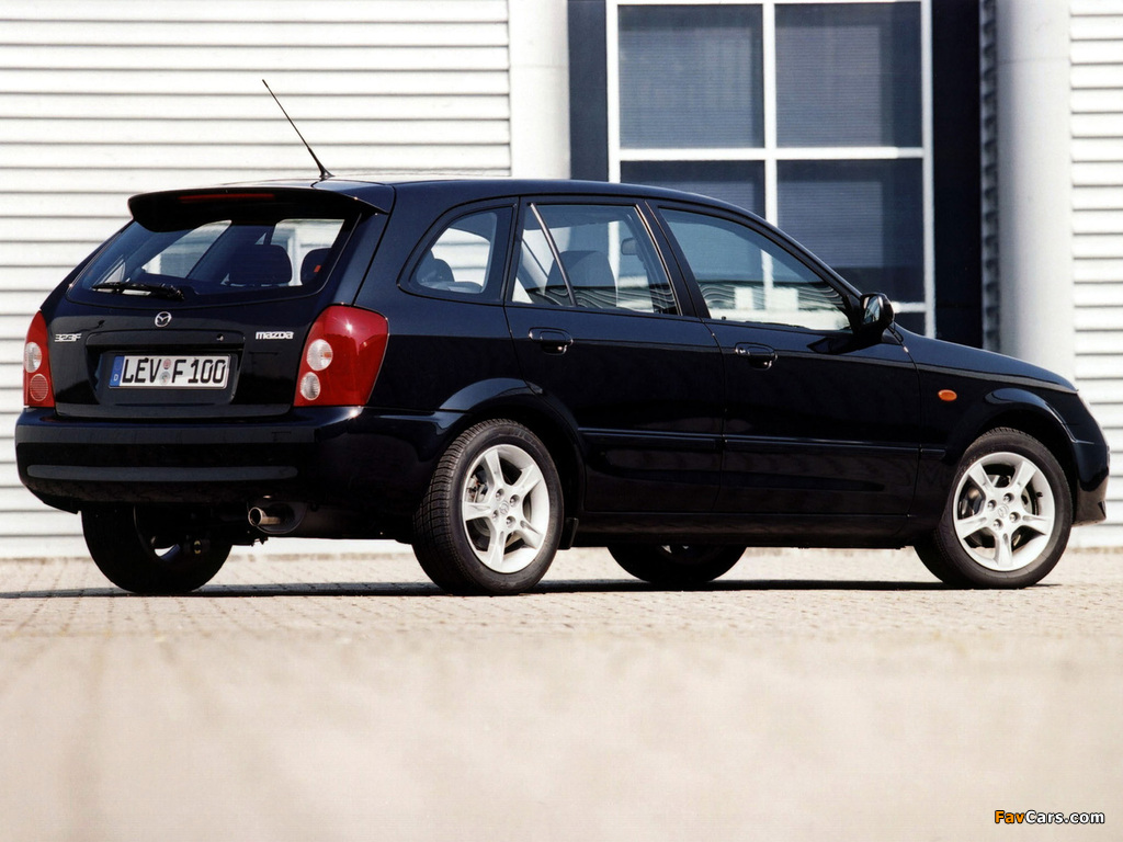 Mazda 323 F (BJ) 2000–03 images (1024 x 768)