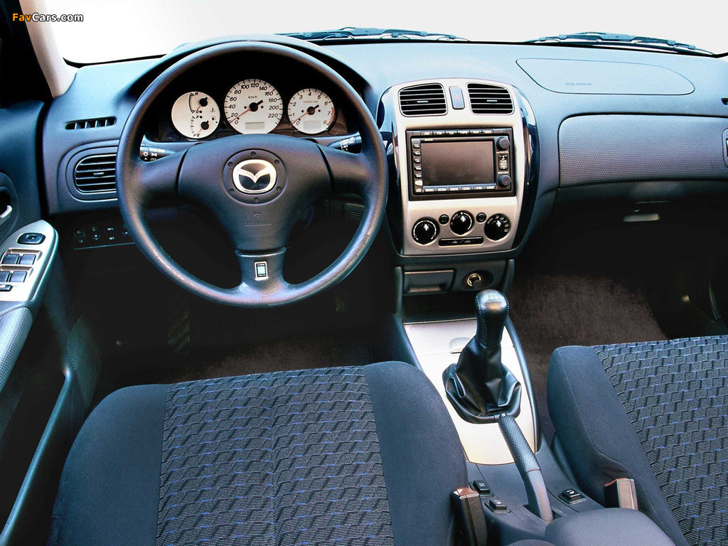 Mazda 323 Sedan (BJ) 2000–03 photos (1024 x 768)