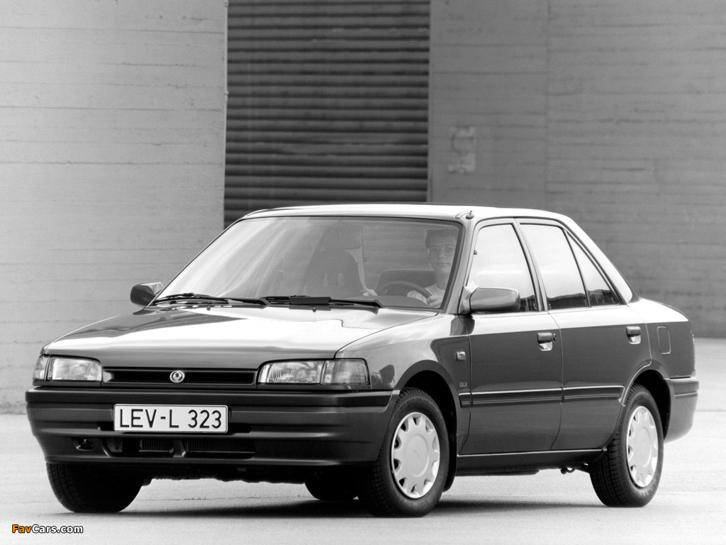 Photos of Mazda 323 Sedan (BG) 1989–94 (1024 x 768)
