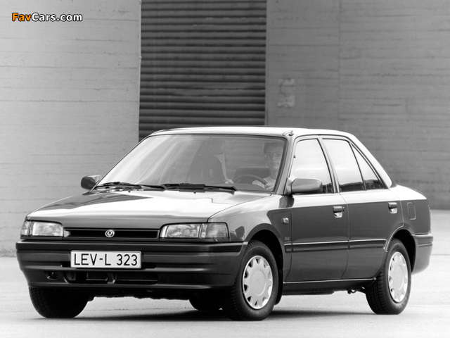 Photos of Mazda 323 Sedan (BG) 1989–94 (640 x 480)