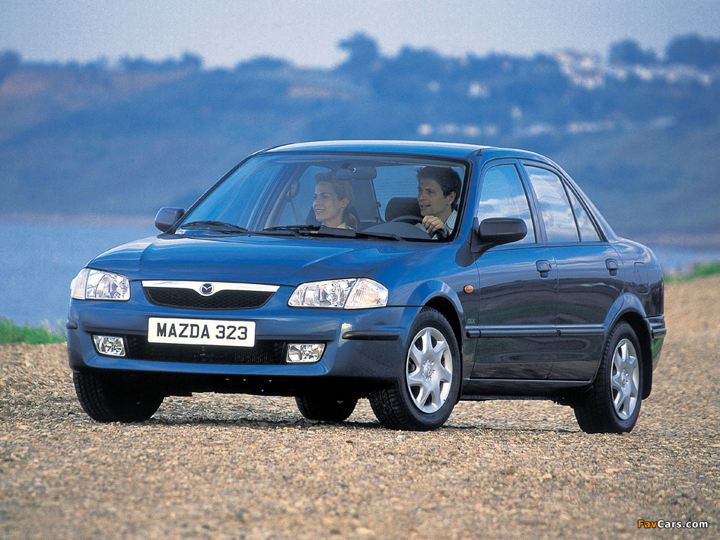 Mazda 323 Sedan (BJ) 1998–2000 wallpapers (1024 x 768)
