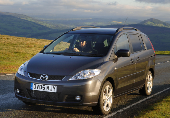 Images of Mazda 5 UK-spec 2005–08
