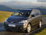 Images of Mazda 5 UK-spec 2005–08