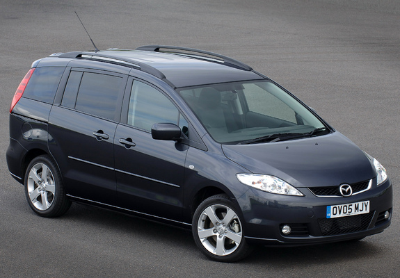 Images of Mazda 5 UK-spec 2005–08