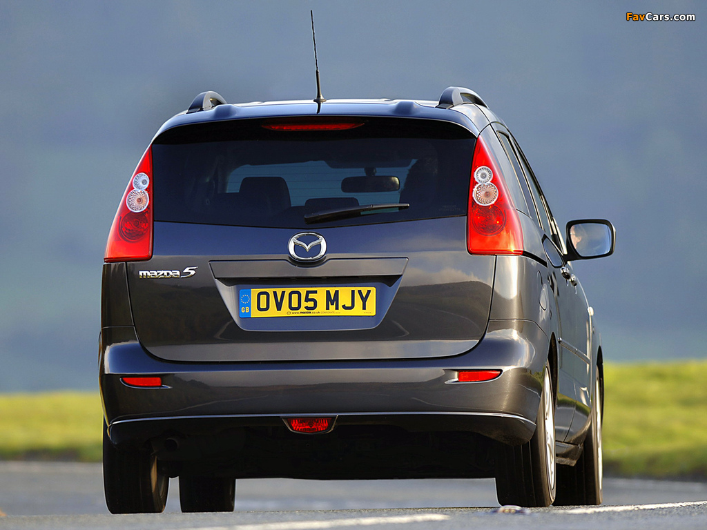 Mazda 5 UK-spec 2005–08 images (1024 x 768)