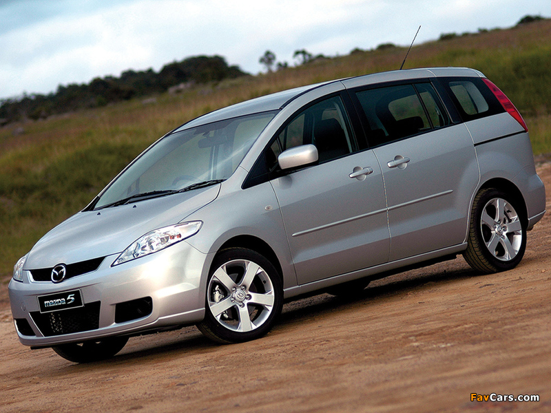 Mazda5 ZA-spec (CR) 2005–08 images (800 x 600)