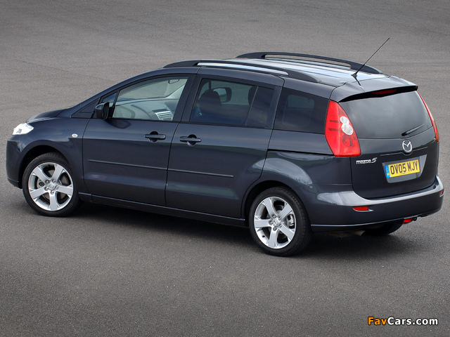 Mazda 5 UK-spec 2005–08 photos (640 x 480)