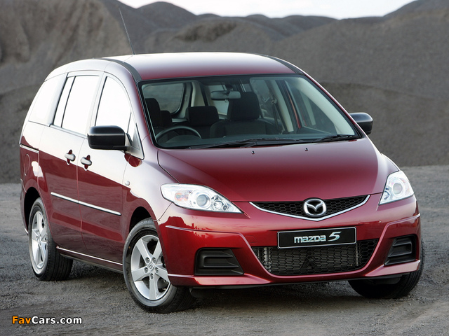 Mazda5 ZA-spec (CR) 2008–10 photos (640 x 480)