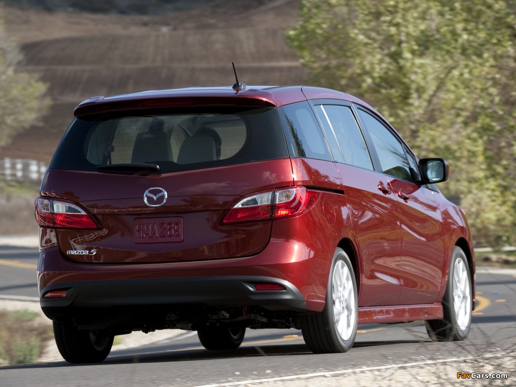 Mazda5 US-spec (CW) 2011 pictures (1024 x 768)