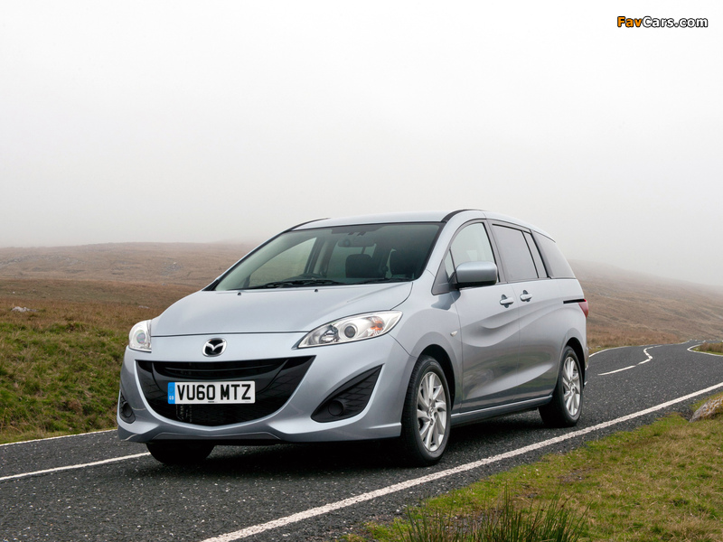 Pictures of Mazda5 UK-spec (CW) 2010–13 (800 x 600)