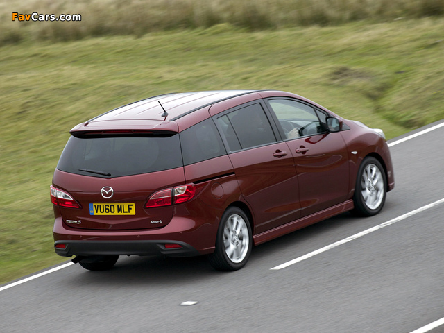 Pictures of Mazda5 Sport UK-spec (CW) 2010–13 (640 x 480)