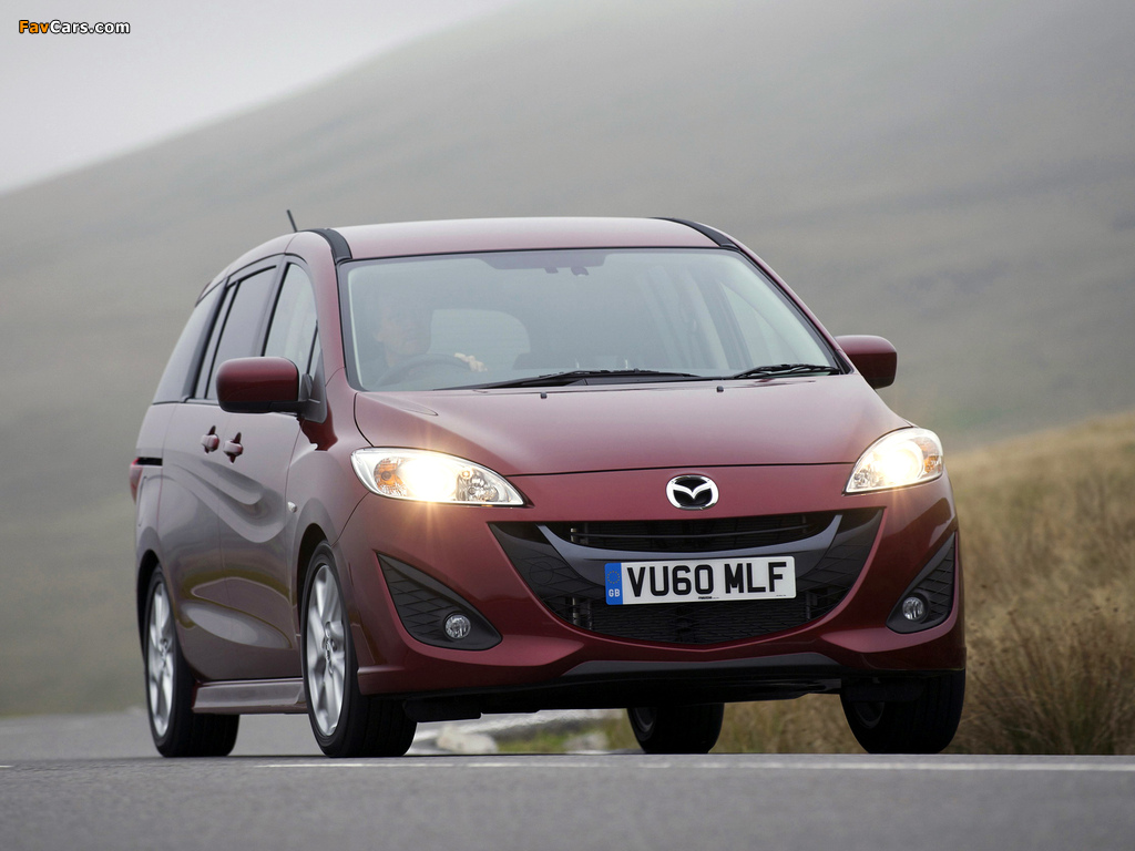 Mazda5 Sport UK-spec (CW) 2010–13 wallpapers (1024 x 768)