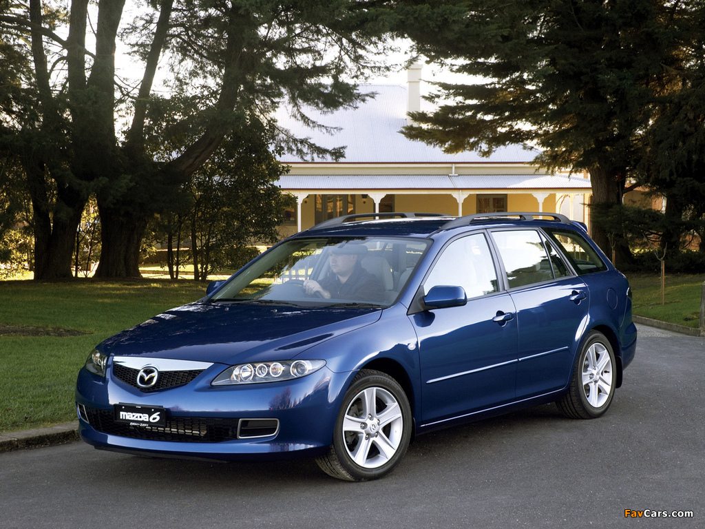Images of Mazda6 Wagon AU-spec (GY) 2005–07 (1024 x 768)