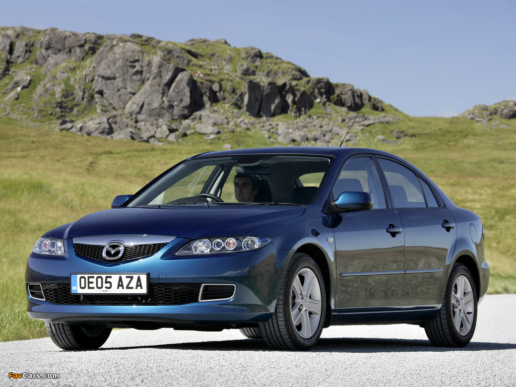 Images of Mazda6 Hatchback UK-spec (GG) 2005–07 (1024 x 768)
