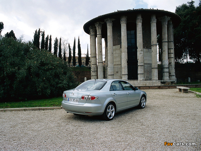 Mazda 6 Sedan 2002–04 photos (640 x 480)