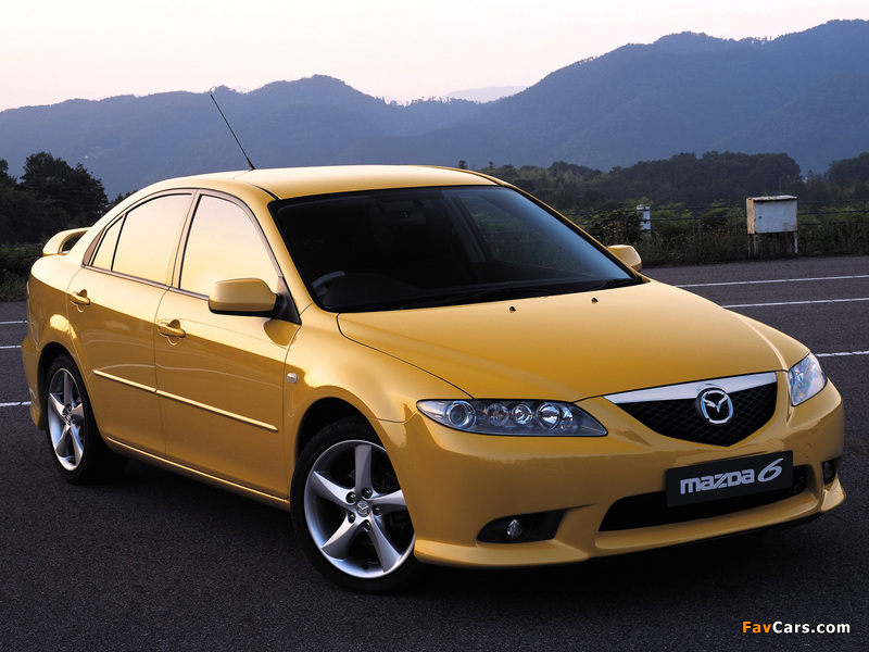 Mazda6 Sport Hatchback UK-spec (GG) 2002–05 pictures (800 x 600)