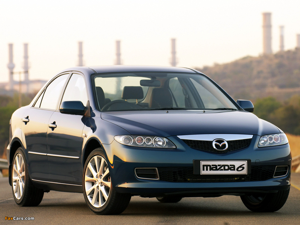 Mazda 6 Sedan ZA-spec 2005–07 images (1024 x 768)