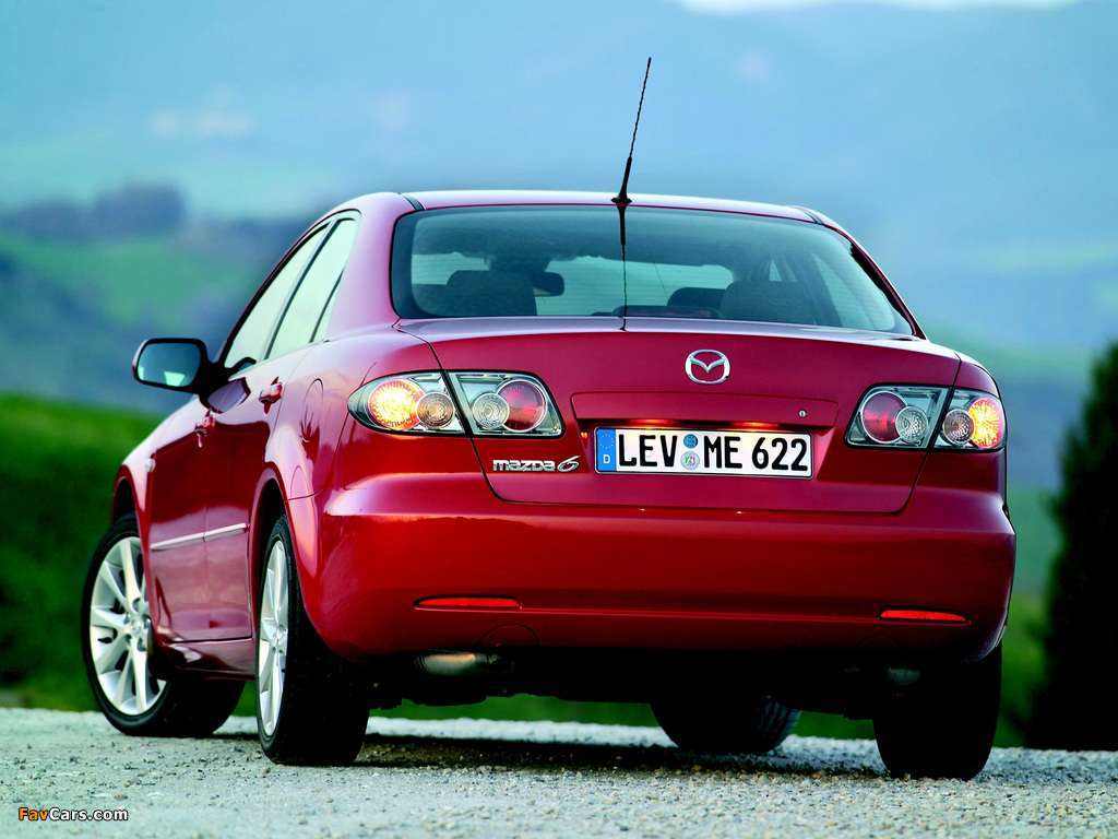 Mazda6 Sedan (GG) 2005–07 photos (1024 x 768)