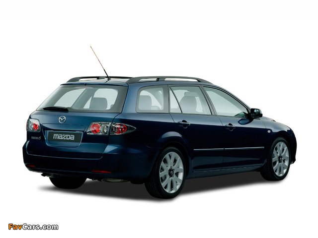 Mazda6 Wagon (GY) 2005–07 photos (640 x 480)