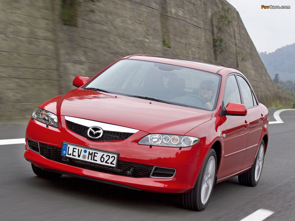 Mazda6 Sedan (GG) 2005–07 photos (1024 x 768)