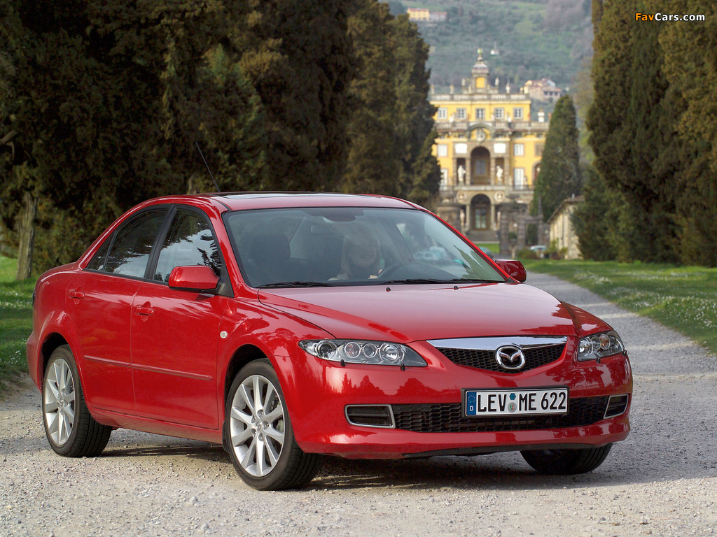 Mazda6 Sedan (GG) 2005–07 pictures (1024 x 768)